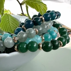 Armbånd Mollie – Green mix