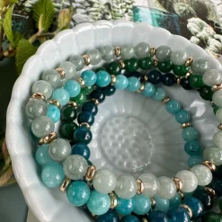 Armbånd Mollie – Green mix