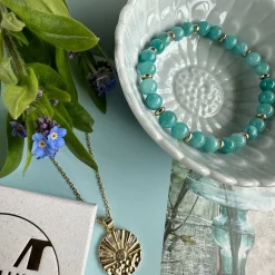 Armbånd Mollie Aqua grøn