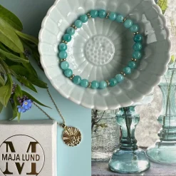 Armbånd Mollie Aqua grøn