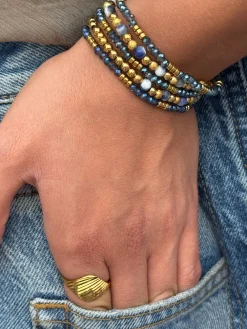 Armbånd Ofelia Navy - Sæt med 5 armbånd