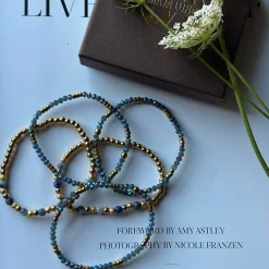 Armbånd Ofelia Navy - Sæt med 5 armbånd