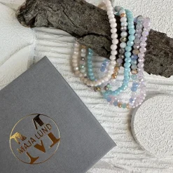 Armbånd PASTEL – Sæt af 5 stk