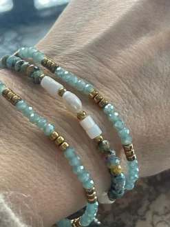 Armbånd Sarabella Aqua – Sæt med 3 stk
