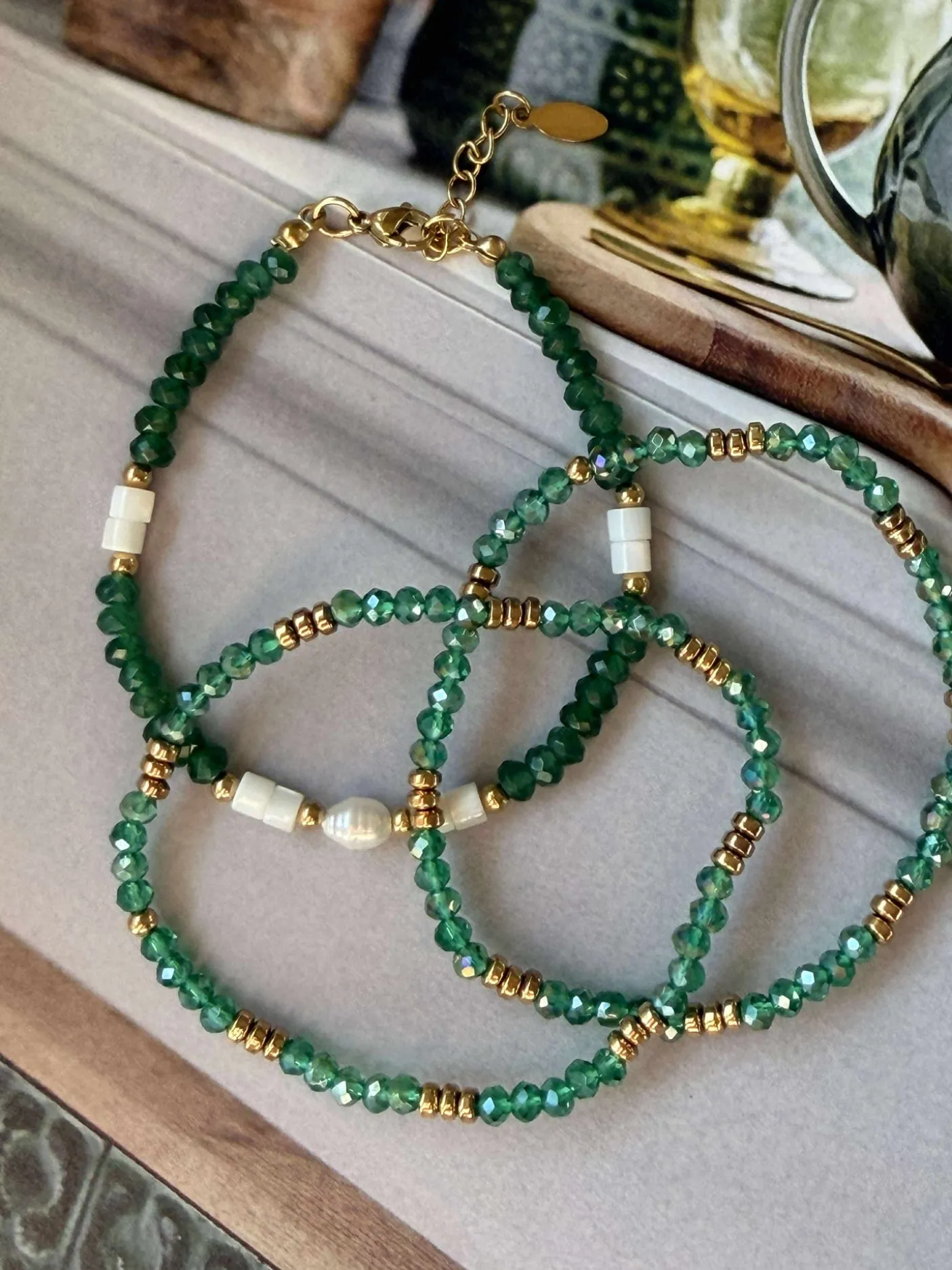 Armbånd Sarabella Emerald – Sæt med 3 stk