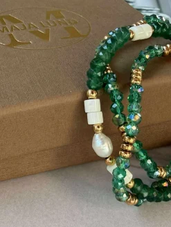 Armbånd Sarabella Emerald – Sæt med 3 stk