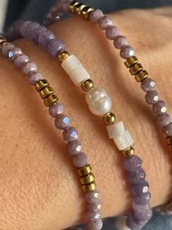 Armbånd Sarabella Lavendel – Sæt med 3 stk