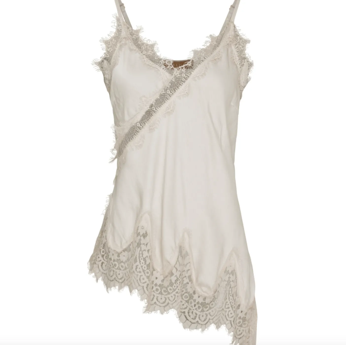 Asymmetrisk top - Beige