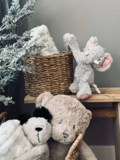 Babytæppe med bamse - Elefant