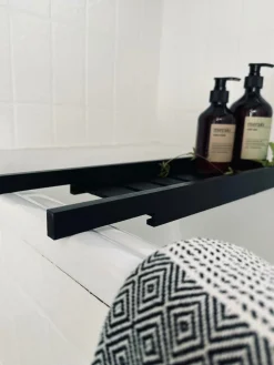 Badekar hylde – Black