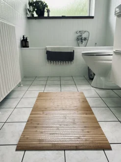 Bademåtte – Bambus