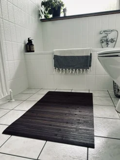 Bademåtte – Dark Bambus