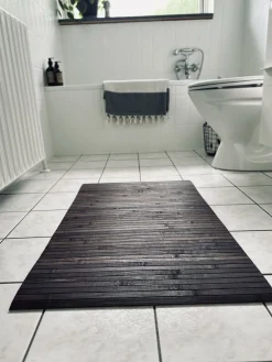 Bademåtte – Dark Bambus