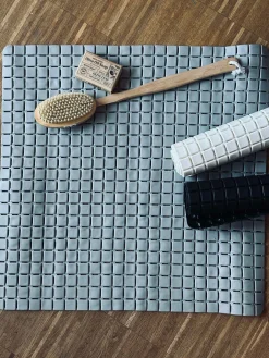 Bademåtte med sugekopper - Grey