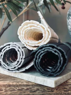 Bademåtte med sugekopper - Grey