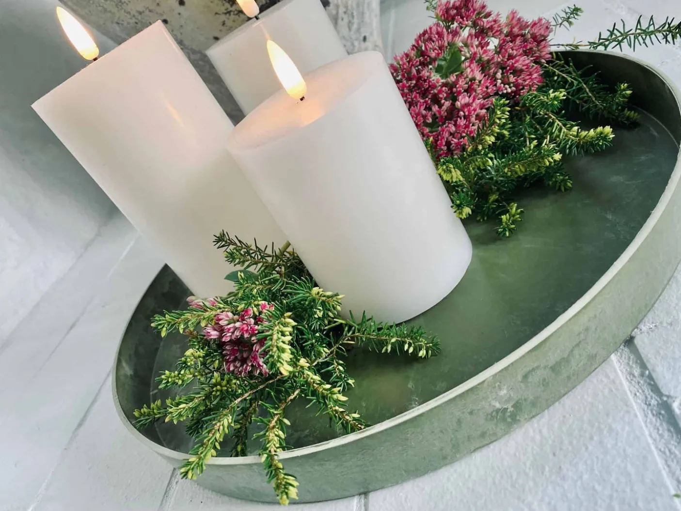 Bakke beton look – Stor grøn