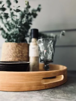 Bakke i bambus - dia 40cm