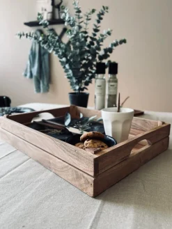 Bakke med håndtag - Akacia Neutral