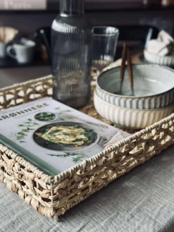 Bakke med kant i vandhyacint 32cm