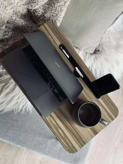 Bakkebord med holder til ipad / telefon