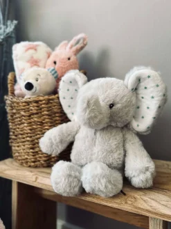 Bamse Elefant - 25cm - Grå