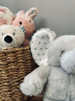 Bamse Elefant - 25cm - Grå