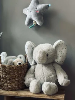 Bamse Elefant 38cm - Grå