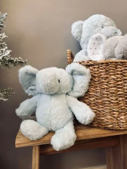 Bamse Elefant 25cm - Lyseblå