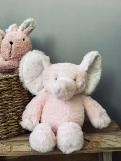 Bamse Elefant 25cm - Lyserød