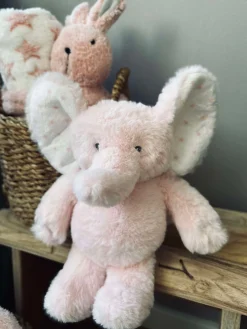 Bamse Elefant 25cm - Lyserød