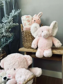 Bamse Elefant 25cm - Lyserød