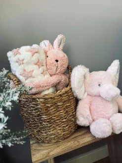 Bamse Elefant 25cm - Lyserød