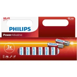 Batterier Philips - AA pakke med 12 stk