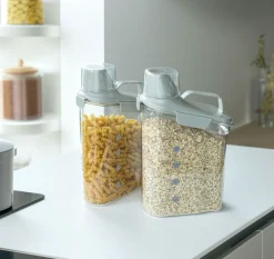 Beholder med målebæger - 2 pak