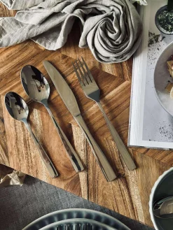 Bestik 16 dele i æske - Steel