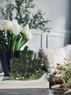 Blad med led lys og timer - Flere farver