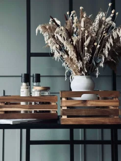 Æblekasser Akacia - Sæt af 2 stk.