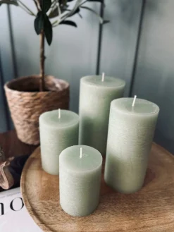 Bloklys – Rustik Grøn