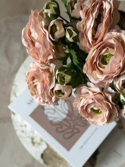 Blomst Pæon - Sart rosa 70cm