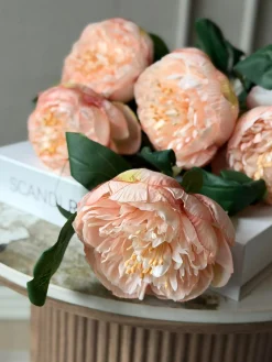 Blomst Pæon - Sart rosa 70cm