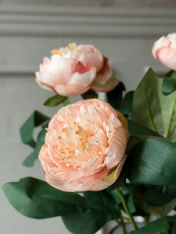 Blomst Pæon - Sart rosa 70cm