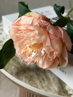 Blomst Pæon - Sart rosa 70cm