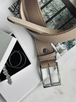 Bælte 3,5 cm - Dusty taupe