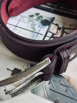 Bælte 3,5 cm - OX blood