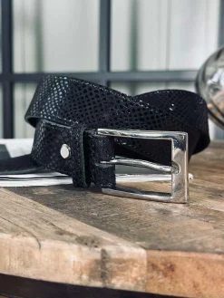 Bælte Alba - Black Croco