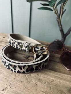 Bælte Aura leopard – 95 cm