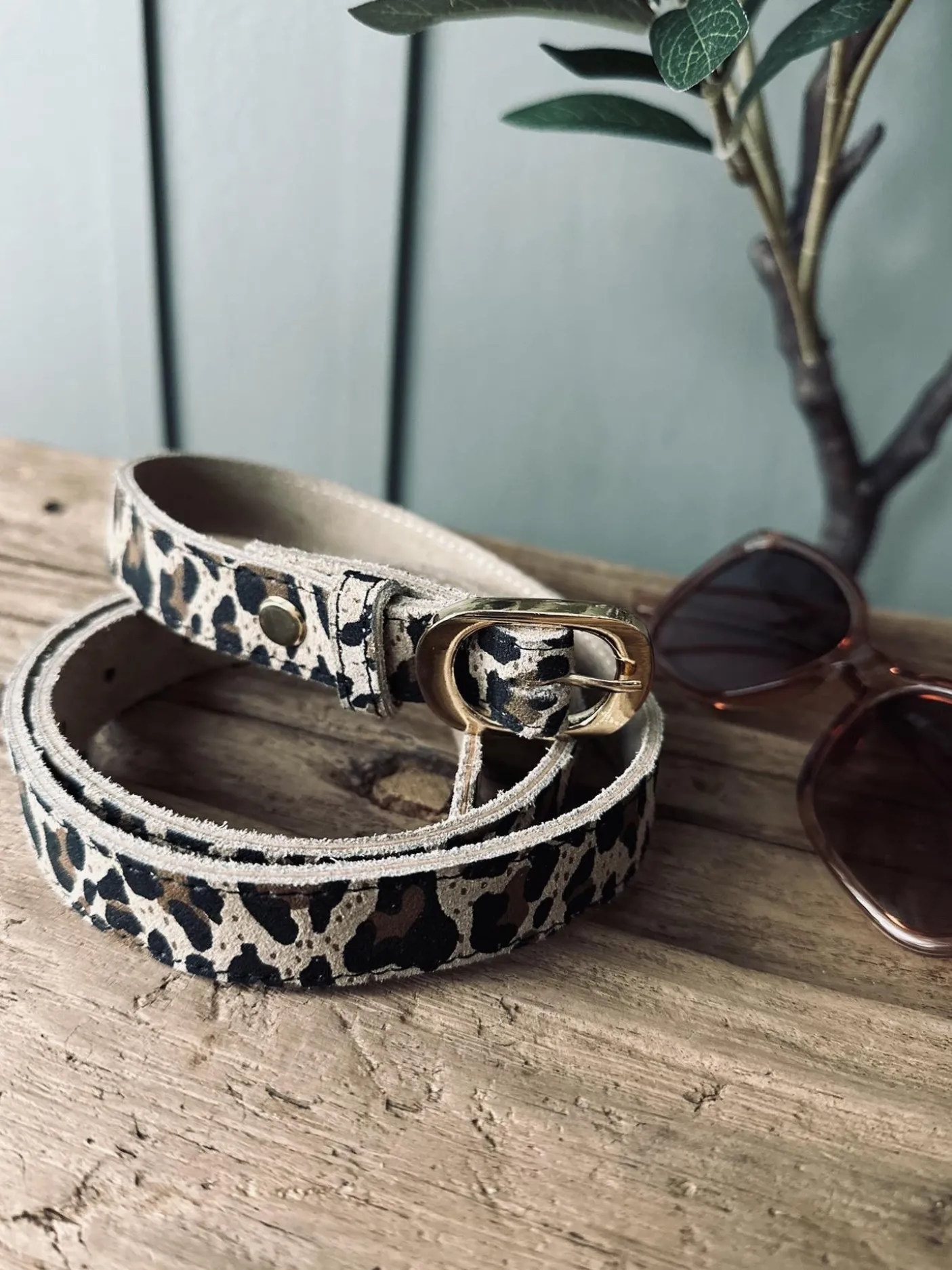 Bælte Aura Leopard – 85 cm