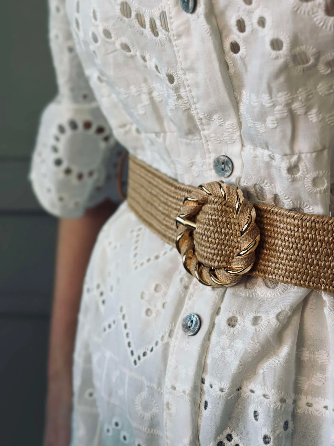 Bælte Sofia - Camel / Guld