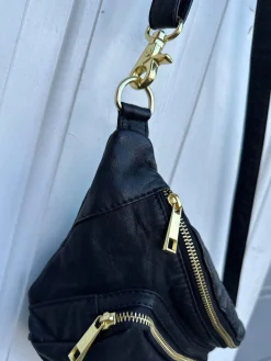 Bæltetaske CLASSY - Black / Gold