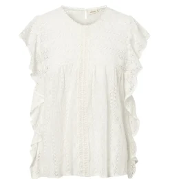 Bluse blonde Nelly - White